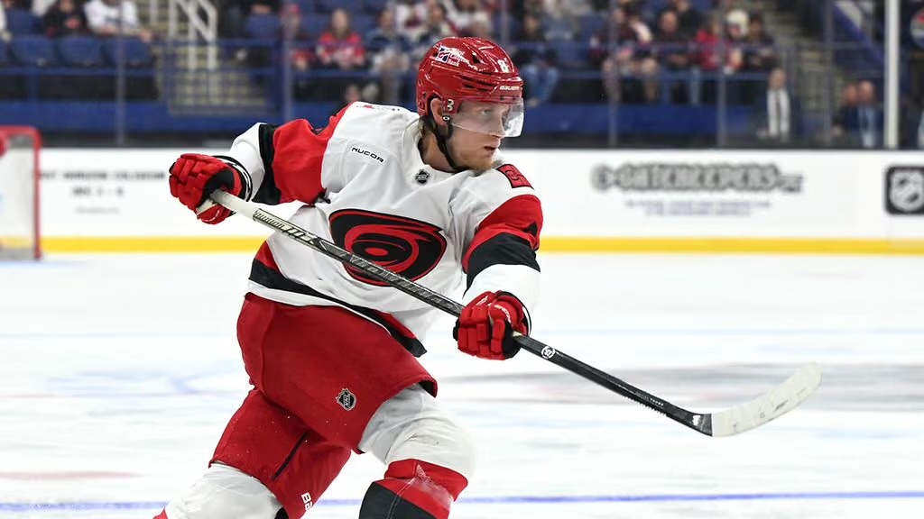Juuso Välimäki on the ice