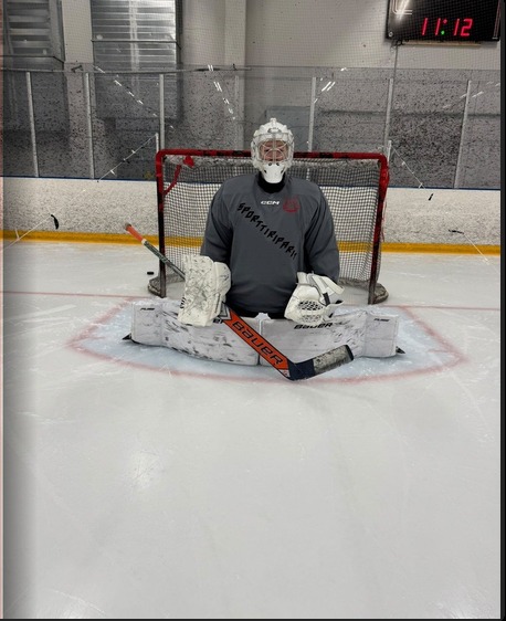 Goalie pictured with parent Jari’s recommendation